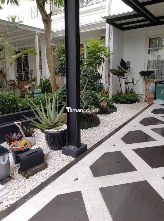 taman kering, zen garden, taman vertikal, vertical garden, bsd tangerang